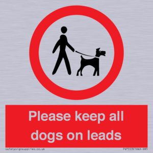Please keep all dogs on leads